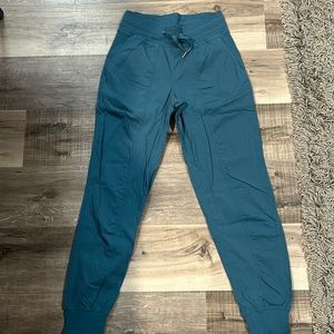 size 4-Blue Lululemon Dance Studio Joggers-barely worn